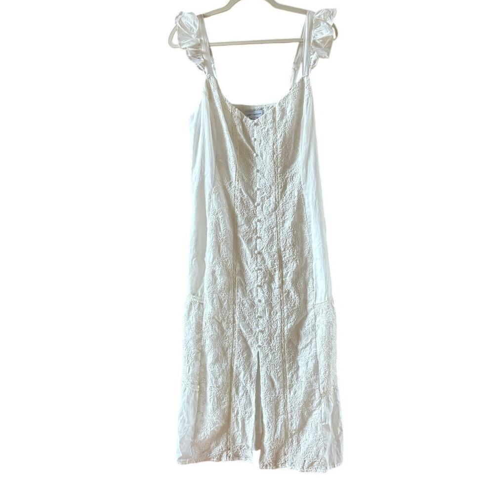 NEW Lost and wander white flora cottagecore sundress Large - Picture 8 of 11